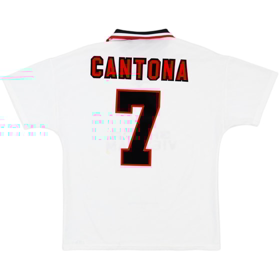 1996-97 Manchester United Away Shirt Cantona #7 - 6/10 - (L)
