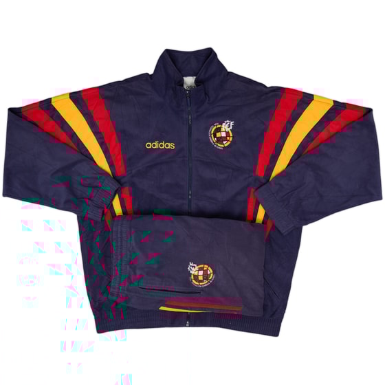 1996-98 Spain adidas Tracksuit - 8/10 - (M)