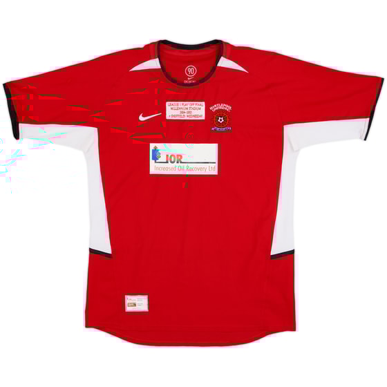 2004-05 Hartlepool 'League One Play-Off Final' Third Shirt - 7/10 - (XL.Boys)