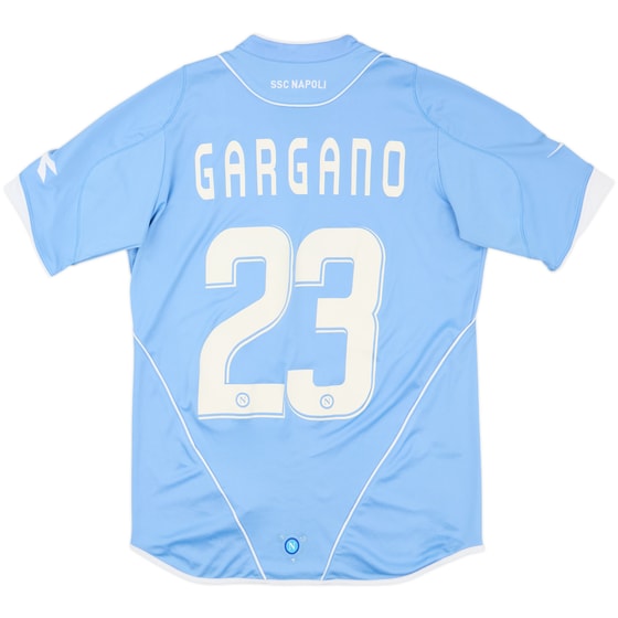 2007-08 Napoli Home Shirt Gargano #23 - 6/10 - (S)