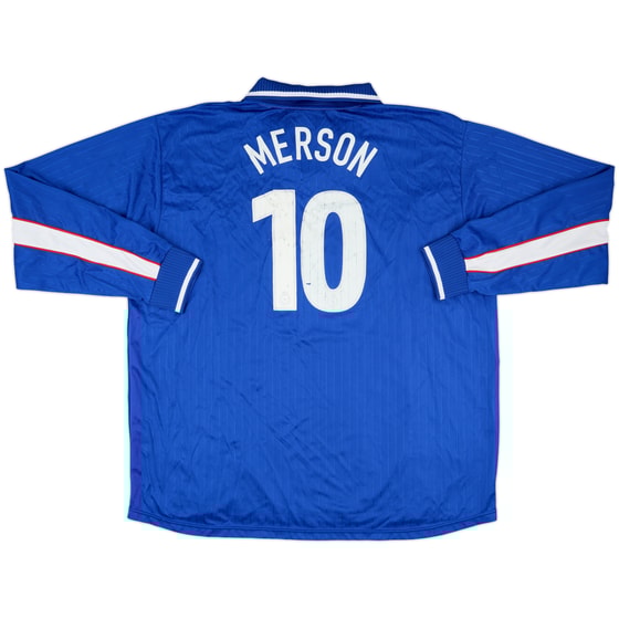 2002-03 Portsmouth Home L/S Shirt Merson #10 - 7/10 - (3XL)