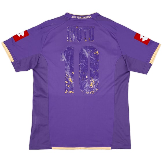 2007-08 Fiorentina Home Shirt Mutu #10 - 4/10 - (S)