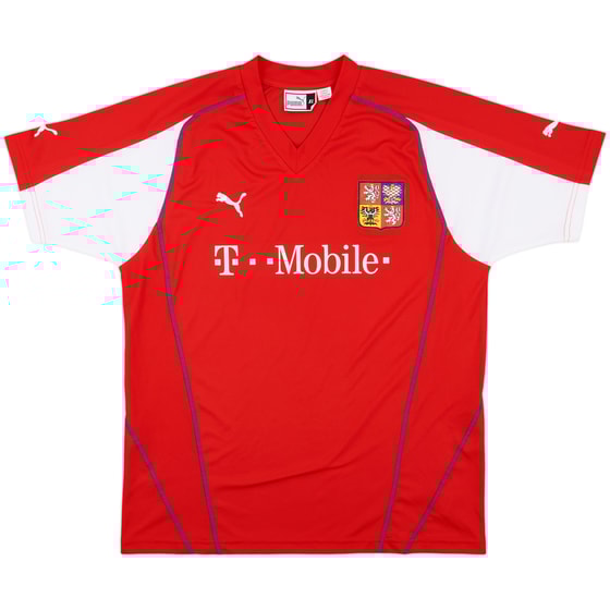 2004-05 Czech Republic Basic Home Shirt - 9/10 - (XL)