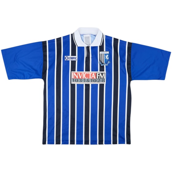 1995-96 Gillingham Home Shirt - 8/10 - (XL)