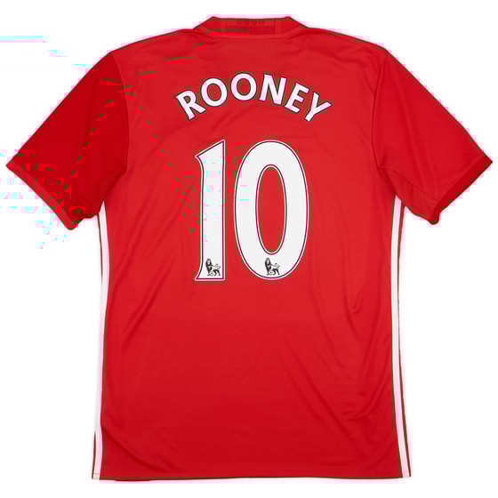 2016-17 Manchester United Home Shirt Rooney #10