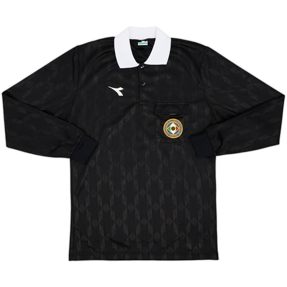 1990s Italy FIGC Diadora Referee L/S Shirt - 9/10 - (L)