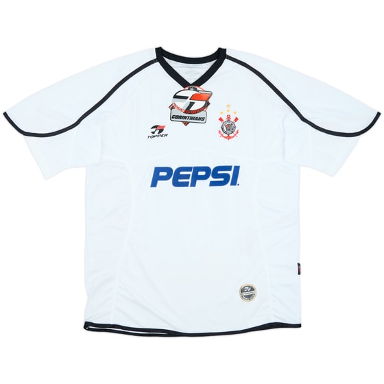 2001 Corinthians Home Shirt #10 (XL)