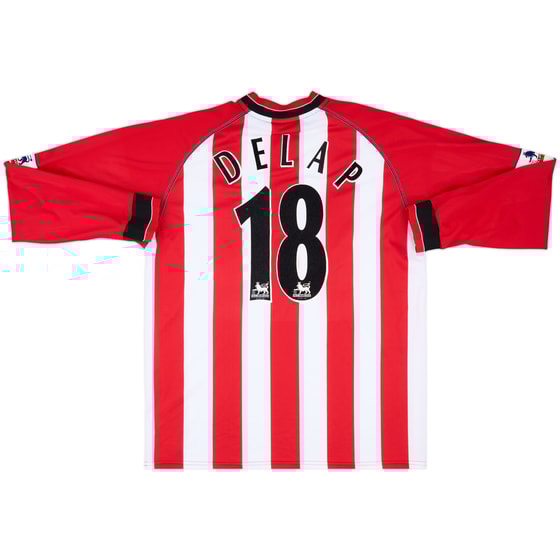 2003-05 Southampton Home L/S Shirt Delap #18 - 8/10 - (XL)