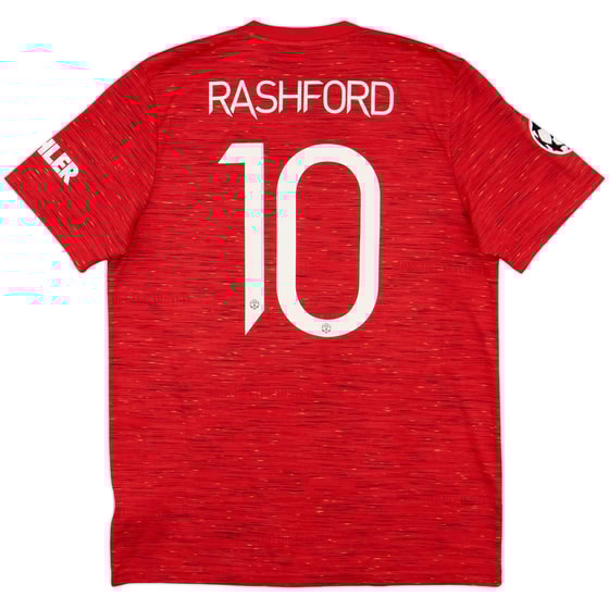2020-21 Manchester United Home Shirt Rashford #10 - 9/10 - (L)