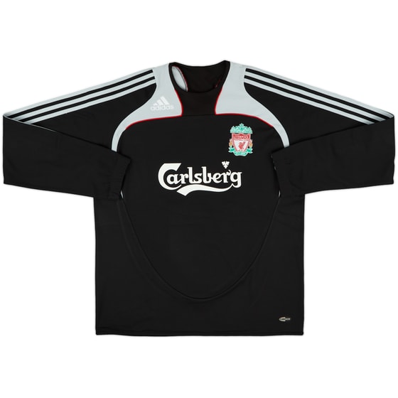 2008-09 Liverpool adidas Sweat Top - 8/10 - (M/L)