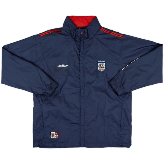 2004-06 England Umbro Hooded Rain Jacket - 5/10 - (S)