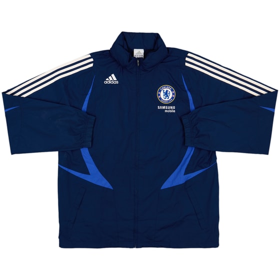 2007-08 Chelsea adidas Hooded Rain Jacket - 9/10 - (L)