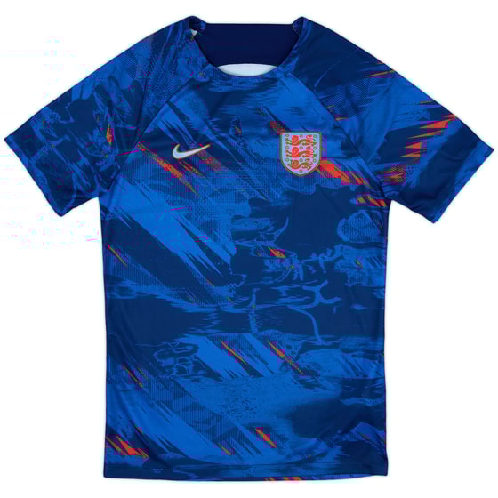 2022 England Nike Pre-Match Shirt - 9/10 - (S)