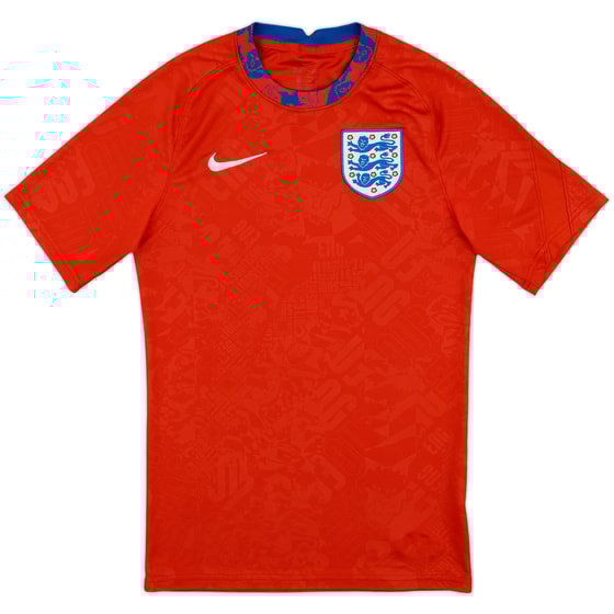 2020-21 England Nike Training Shirt - 8/10 - (XS)