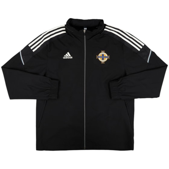 2021-22 Northern Ireland adidas Hooded Rain Jacket - 8/10 - (M)