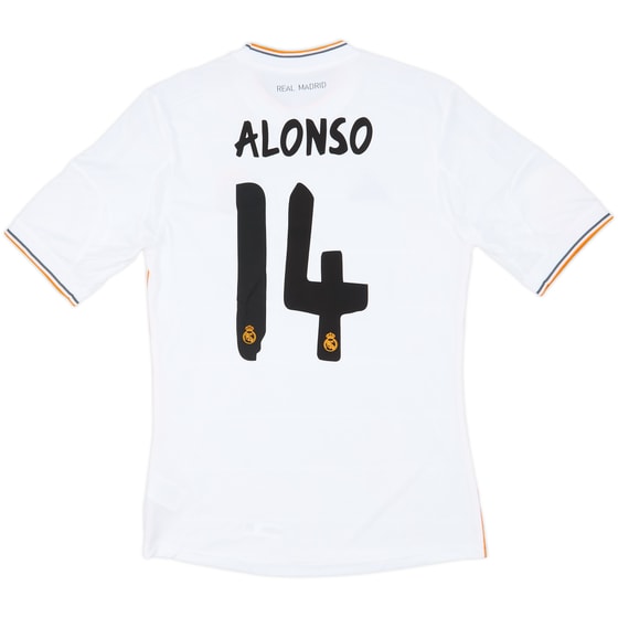 2013-14 Real Madrid Home Shirt Alonso #14 (S)