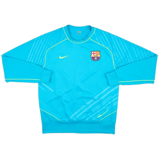 2007-08 Barcelona Player Issue Nike Sweat Top - 8/10 - (M)