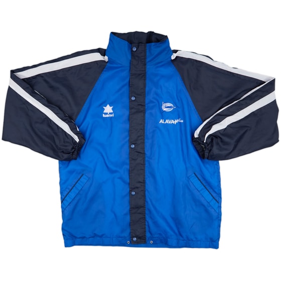 1999-00 Alaves Luanvi Hooded Rain Jacket - 9/10 - (XXL)
