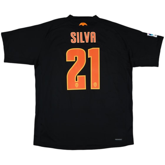 2006-07 Valencia Away Shirt Silva #21 - 8/10 - (XL)