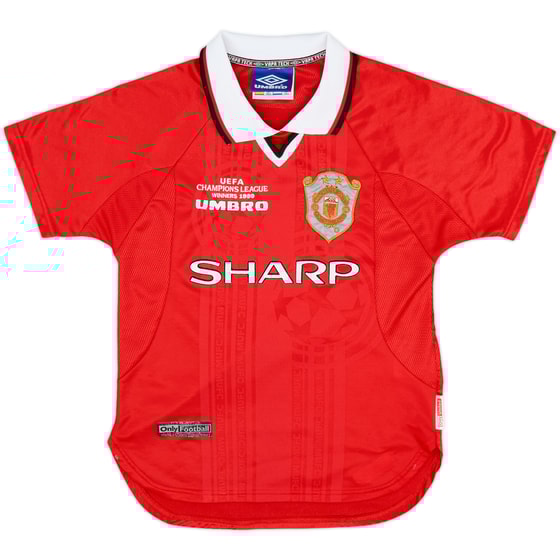 1997-00 Manchester United CL Shirt - 8/10 - (8-9 Years)