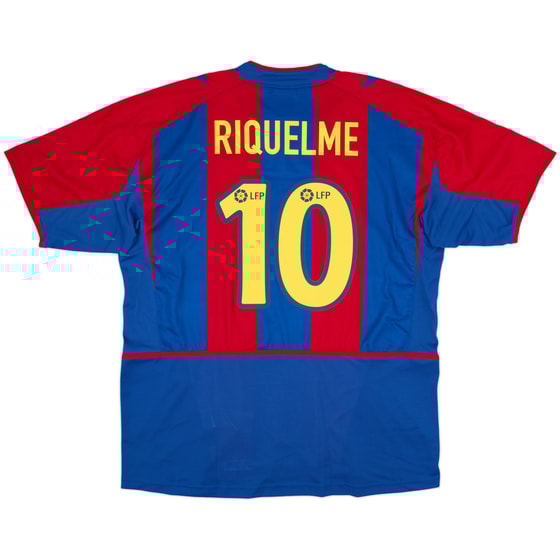 2002-03 Barcelona Home Shirt Riquelme #10 (XL)