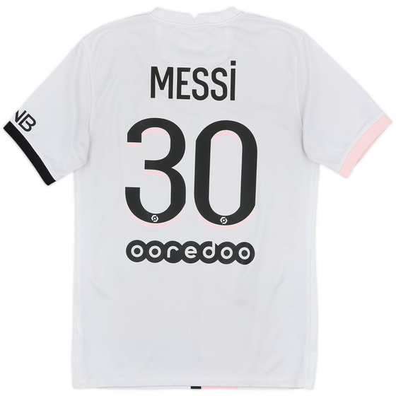 2021-22 Paris Saint-Germain Away Shirt Messi #30 - 5/10 - (S)