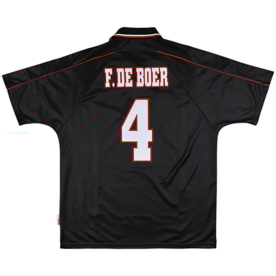 1998-99 Ajax Away Shirt F.De Boer #4 - 8/10 - (XL)