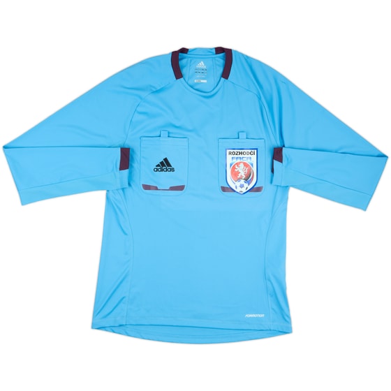 2012-13 Czech Republic adidas Referee L/S Shirt - 10/10 - (M)