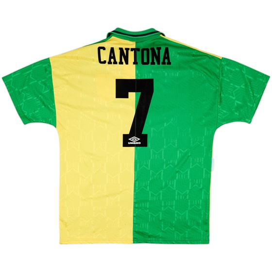 1992-94 Manchester United Third Shirt Cantona #7 - 8/10 - (XL)