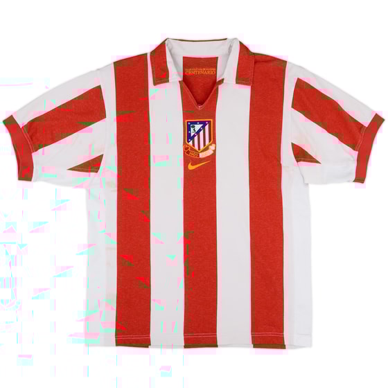 2003-04 Atletico Madrid Centenary Home Shirt - 6/10 - (S)