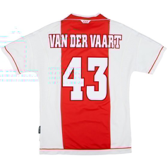 1999-00 Ajax Home Shirt Van Der Vaart #43 - 7/10 - (M)