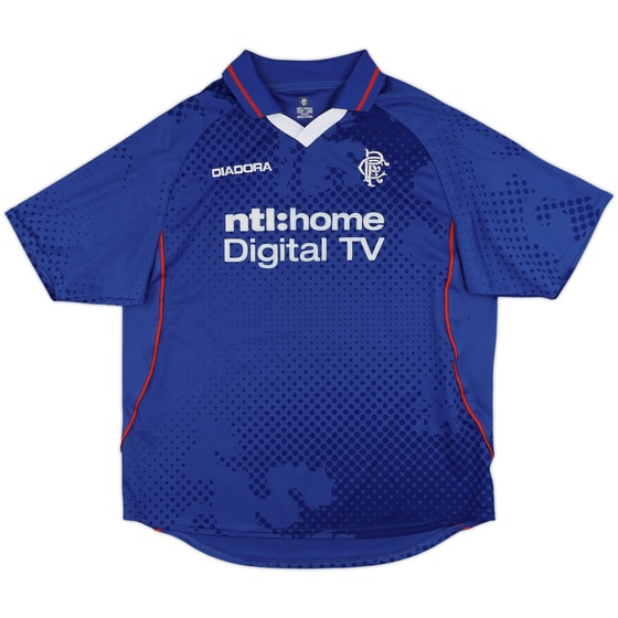 2002-03 Rangers Home Shirt - 10/10 - (L)