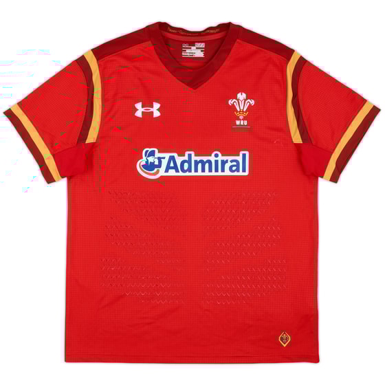 2015-16 Wales Rugby Home Shirt - 8/10 - (M)