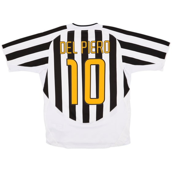 2003-04 Juventus Home Shirt Del Piero #10 - 8/10 - (M)
