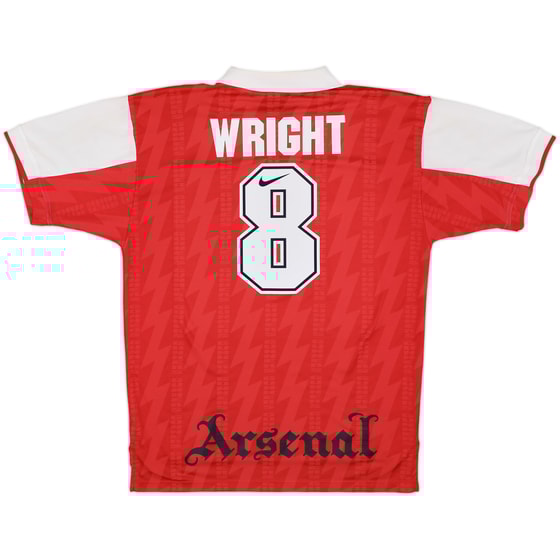 1994-96 Arsenal Home Shirt Wright #8 - 10/10 - (XL)