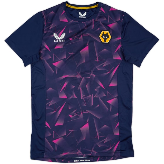2022-23 Wolves Castore Pre-Match Training Shirt - 7/10 - (XS)
