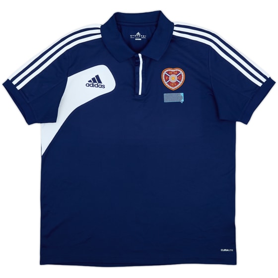 2012-13 Hearts adidas Polo Shirt - 5/10 - (XL)