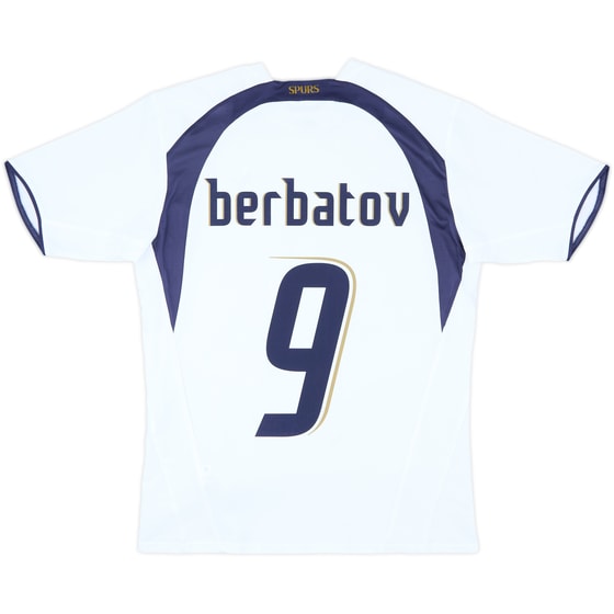 2006-07 Tottenham Home Shirt Berbatov #9 - 9/10 - (S)