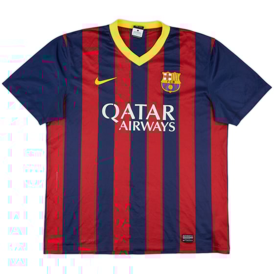 2013-14 Barcelona Basic Home Shirt - 5/10 - (L)
