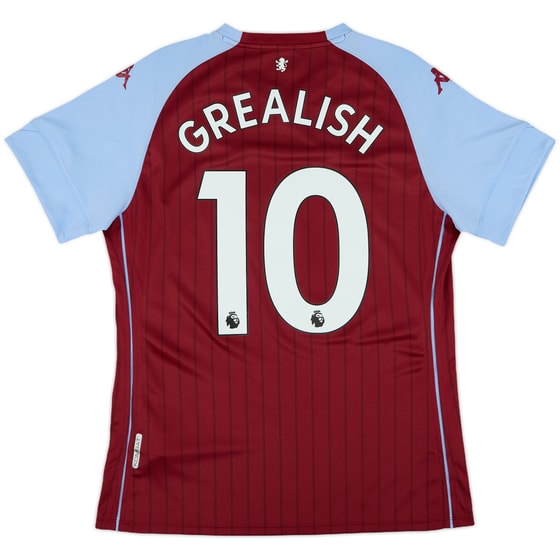 2020-21 Aston Villa Home Shirt Grealish #10 - 10/10 - (Women's XXL)