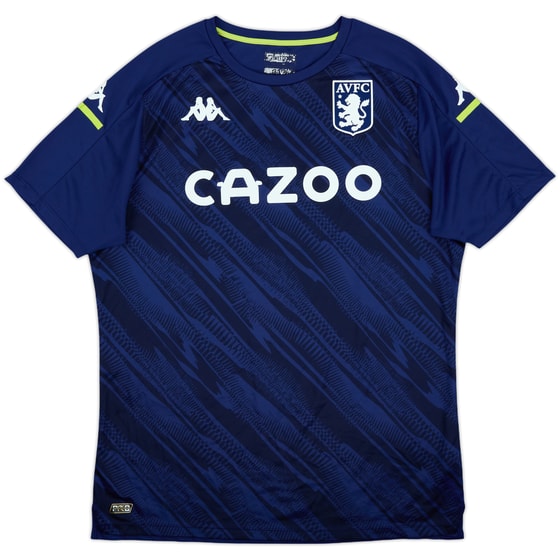 2021-21 Aston Villa Kappa Training Shirt - 7/10 - (XXL)