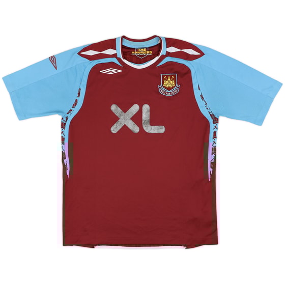 2007-08 West Ham Home Shirt - 4/10 - (L)