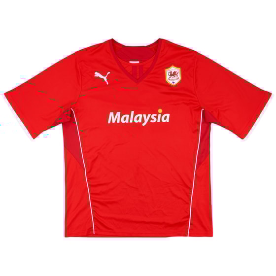 2013-14 Cardiff Home Shirt - 7/10 - (XL)