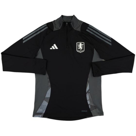 2024-25 Aston Villa adidas 1/4 Zip Drill Top - 10/10 - (Women's M)
