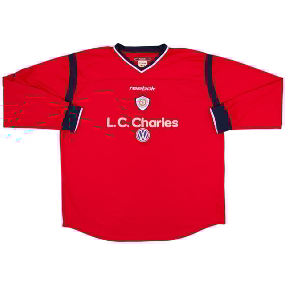 2001-02 Crewe Alexandra Home L/S Shirt - 8/10 - (XL)