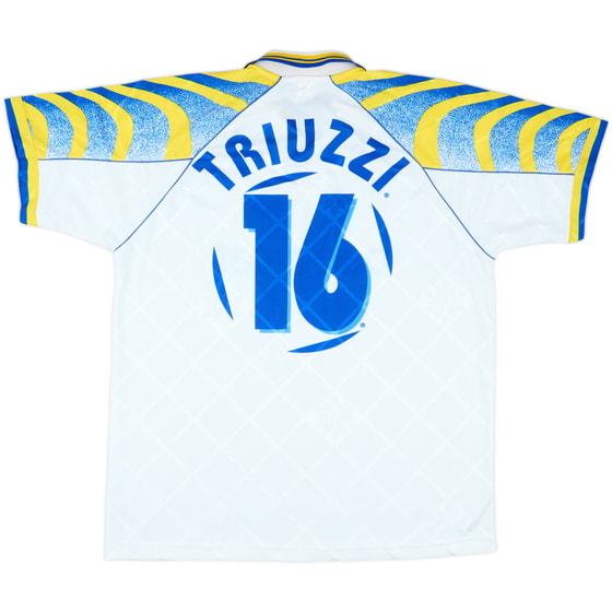 1996-97 Parma Player Issue Home Shirt Triuzzi #16