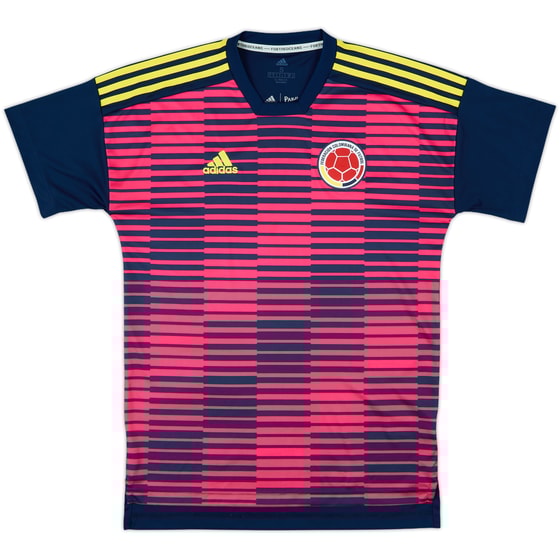 2017-18 Colombia adidas Pre Match Shirt - 9/10 - (S)