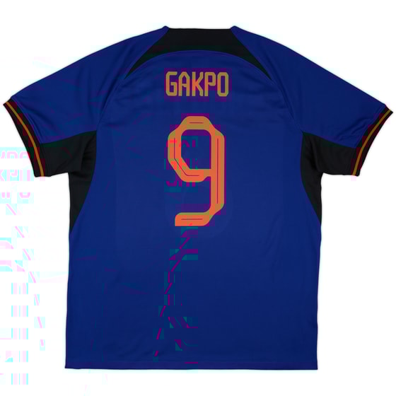 2022-23 Netherlands Away Shirt Gakpo #9 - 8/10 - (XL)
