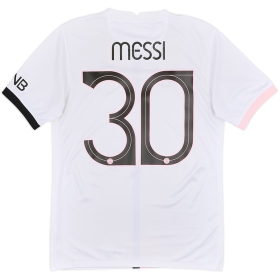 2021-22 Paris Saint-Germain Away Shirt Messi #30 - 7/10 - (S)