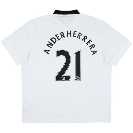 2014-15 Manchester United Away Shirt Ander Herrera #21 - 6/10 - (XXL)